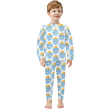 Load image into Gallery viewer, Little Boys&#39; Crew Neck Long Pajama Set
