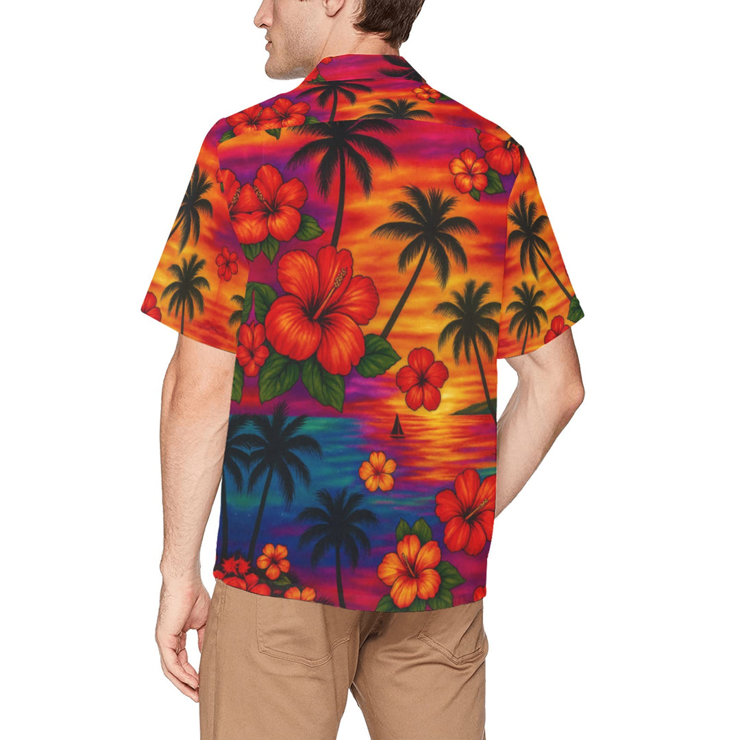 Hawaiian Shirt with Chest Pocket