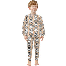 Load image into Gallery viewer, Little Boys&#39; Crew Neck Long Pajama Set
