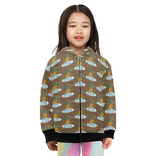 Load image into Gallery viewer, Little Girls&#39; Zip Up Hoodie
