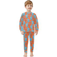 Load image into Gallery viewer, Little Boys&#39; Crew Neck Long Pajama Set
