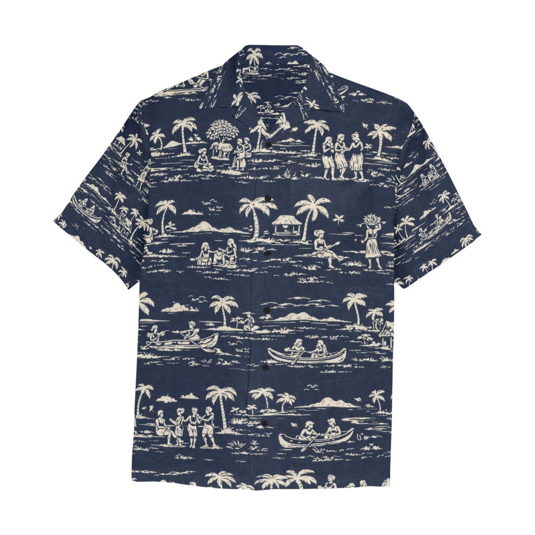 Hawaiian Shirt with Chest Pocket (T58)