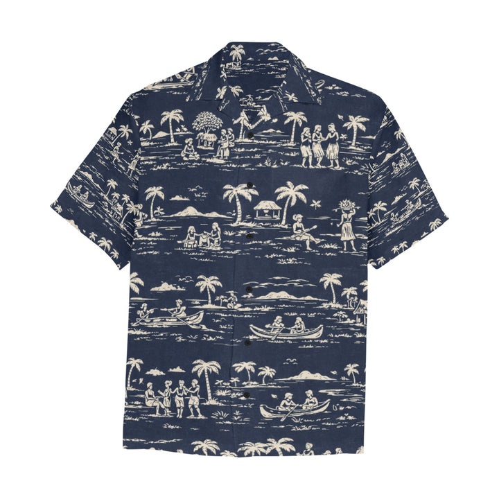 Hawaiian Shirt with Chest Pocket (T58)