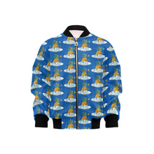 Load image into Gallery viewer, Kids&#39; Bomber Jacket with Pockets
