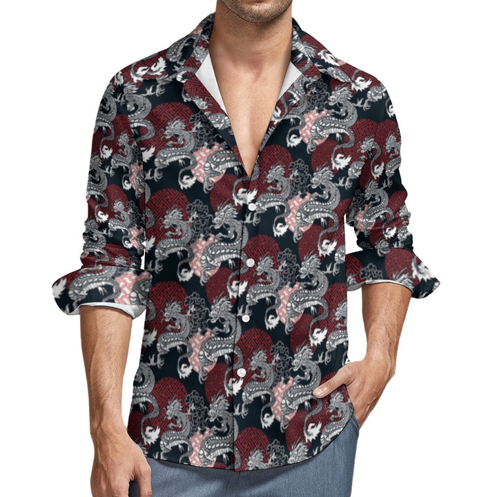 Casual One Pocket Long Sleeve Shirt