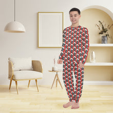 Load image into Gallery viewer, Big Boys&#39; Crew Neck Long Pajama Set
