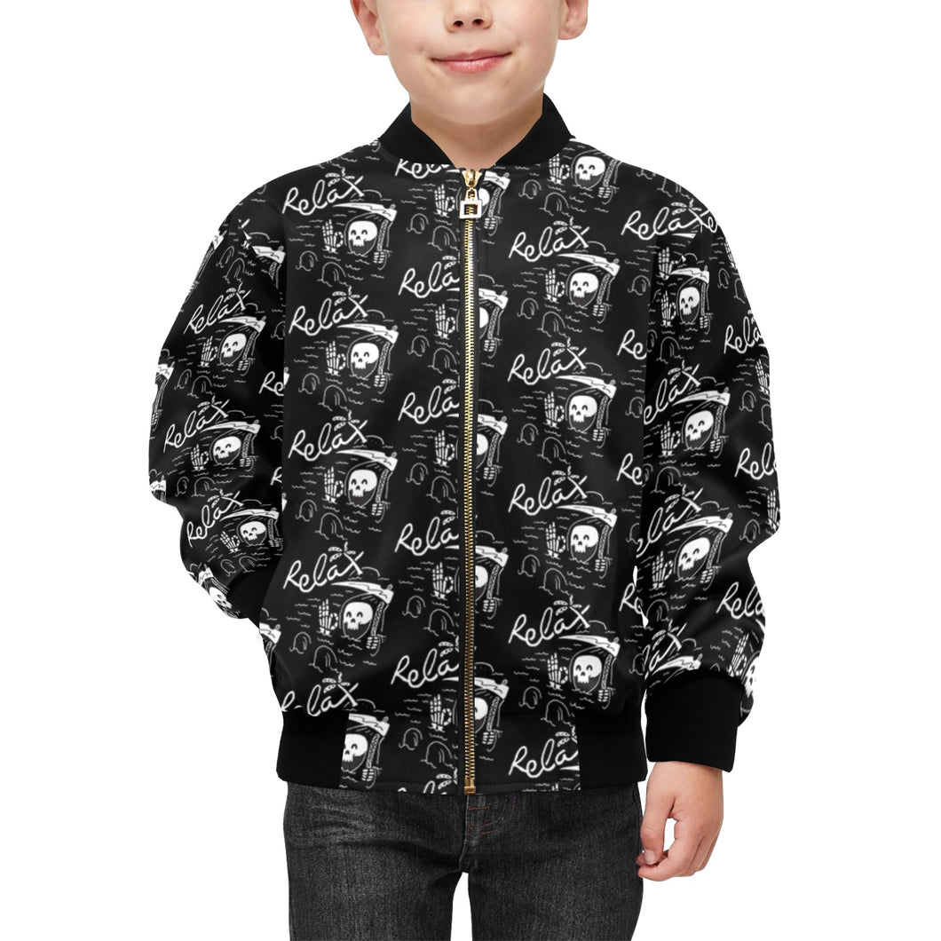 Kids' Bomber Jacket with Pockets