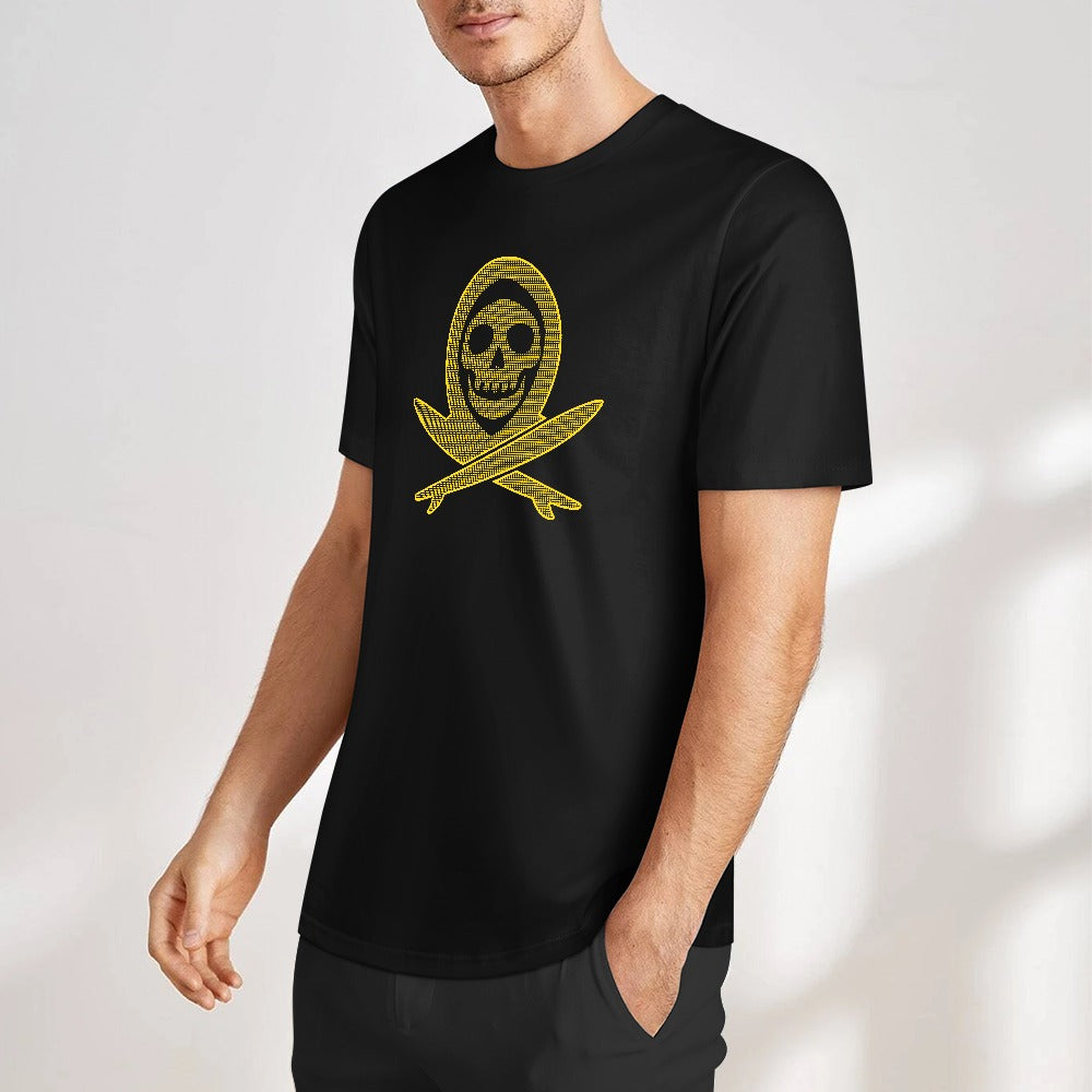 New Pure cotton short sleeved T-shirt Front print Multiple colors