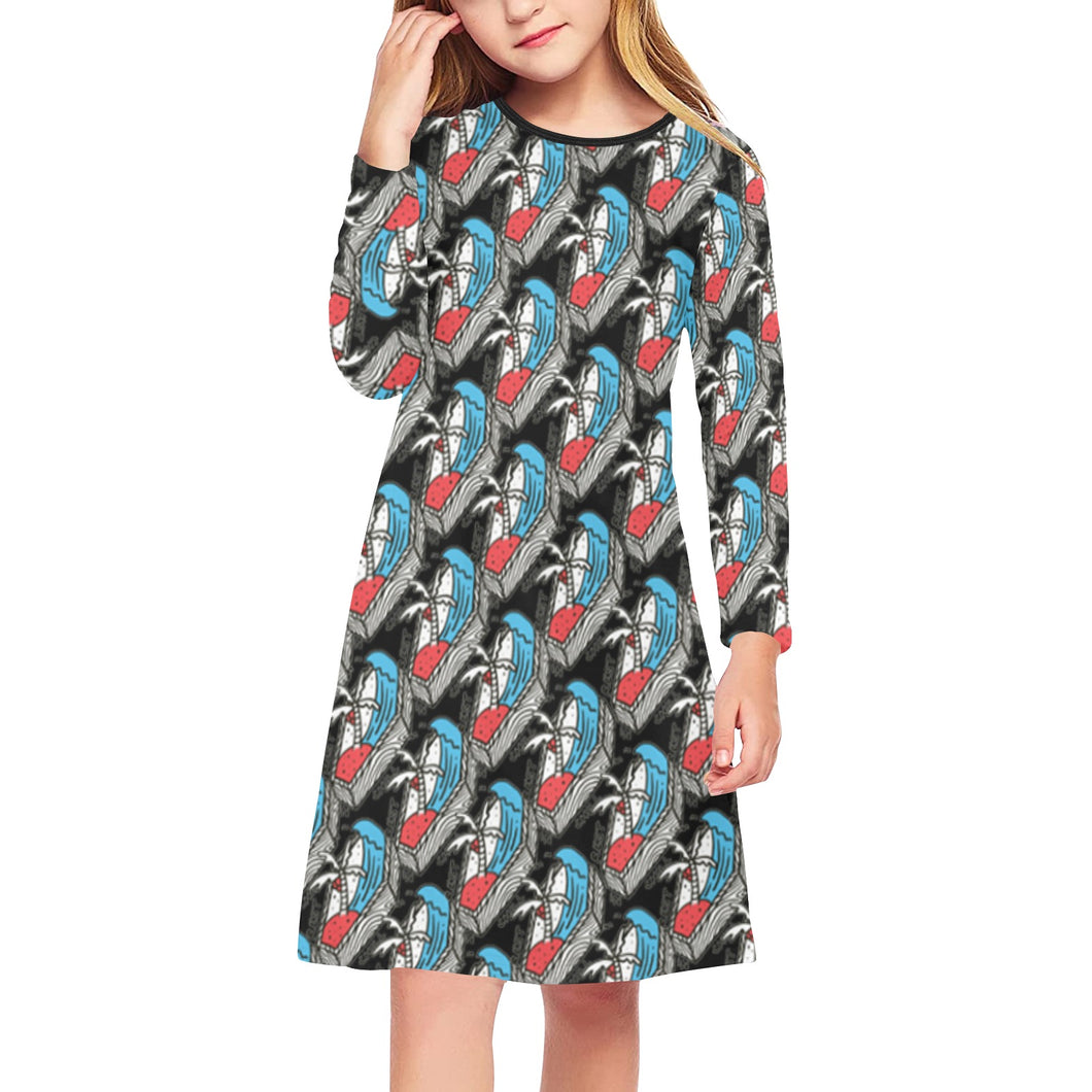 Girls' Long Sleeve Dress