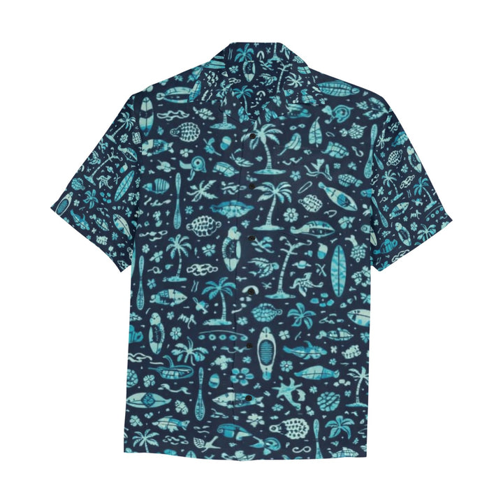 Hawaiian Shirt with Chest Pocket (T58)