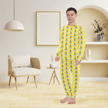 Load image into Gallery viewer, Big Boys&#39; Crew Neck Long Pajama Set
