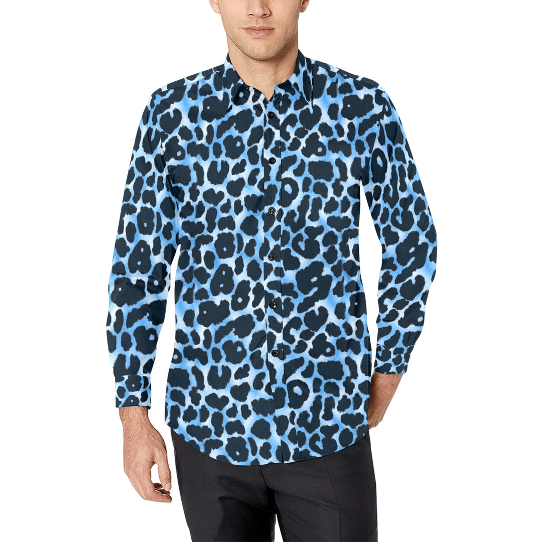 Men's All Over Print Long Sleeve Shirt(Without Pocket)(T61)