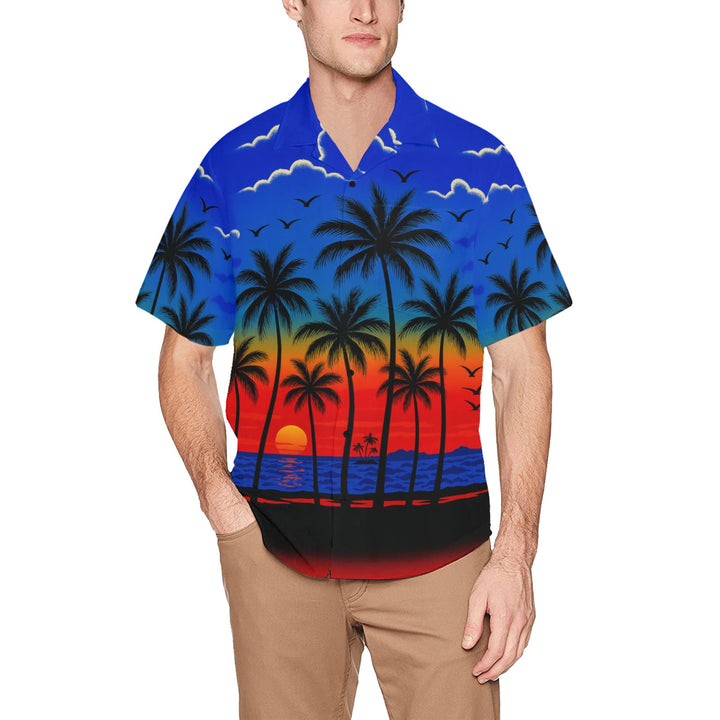 Hawaiian Shirt with Chest Pocket