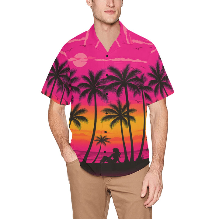 Hawaiian Shirt with Chest Pocket