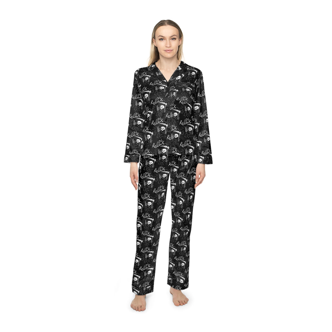 Reaper Surf Women's Satin Pajamas