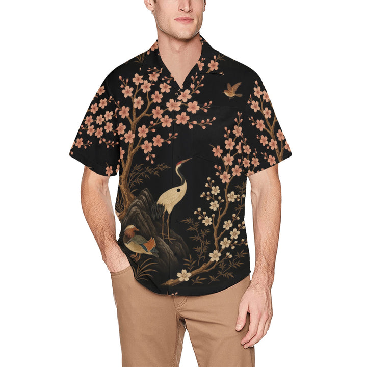Hawaiian Shirt with Chest Pocket