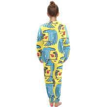 Load image into Gallery viewer, Big Girls&#39; Crew Neck Long Pajama Set
