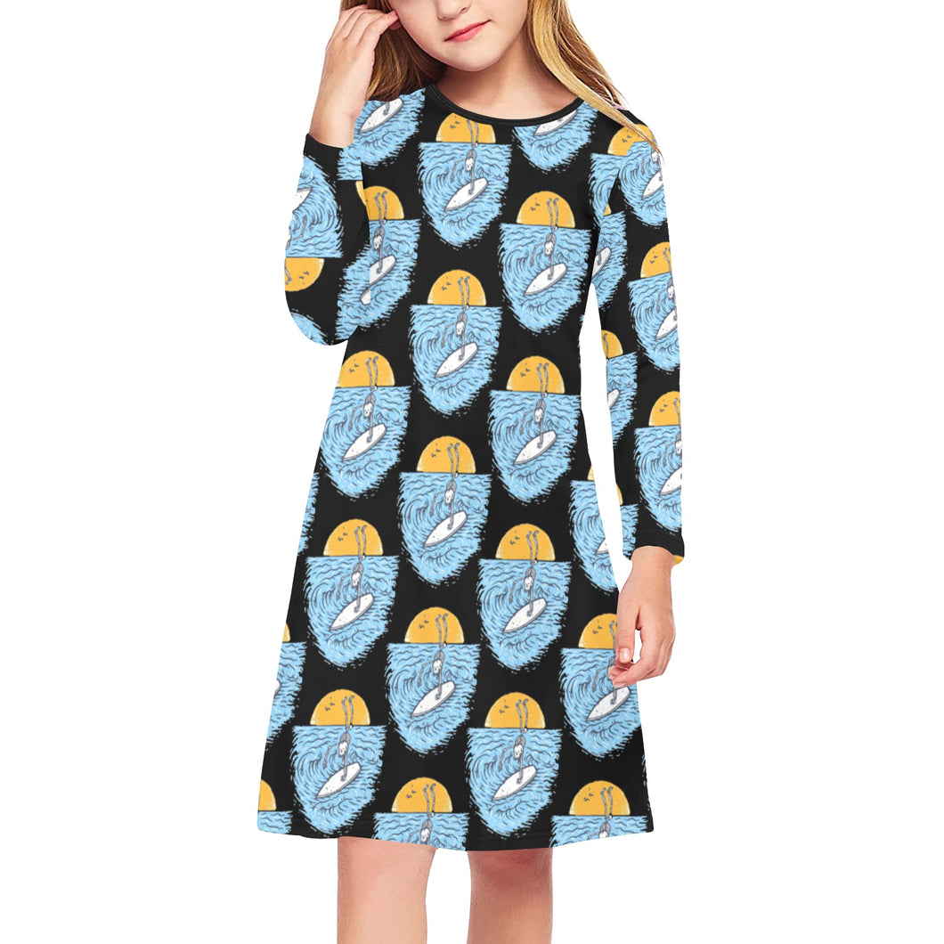 Girls' Long Sleeve Dress