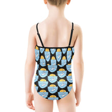 Load image into Gallery viewer, Kids&#39; Spaghetti Strap Ruffle Swimsuit
