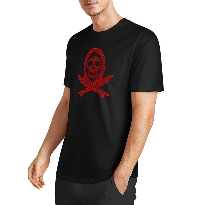 New Pure cotton short sleeved T-shirt Front print Multiple colors