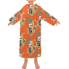 Load image into Gallery viewer, Blanket Robe with Sleeves for Kids
