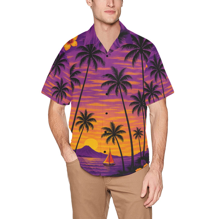 Hawaiian Shirt with Chest Pocket