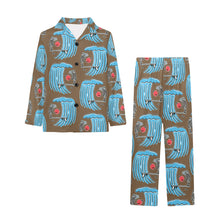 Load image into Gallery viewer, Little Boys&#39; V-Neck Long Pajama Set
