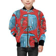 Load image into Gallery viewer, Kids&#39; Bomber Jacket with Pockets
