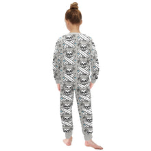 Load image into Gallery viewer, Little Girls&#39; Crew Neck Long Pajama Set
