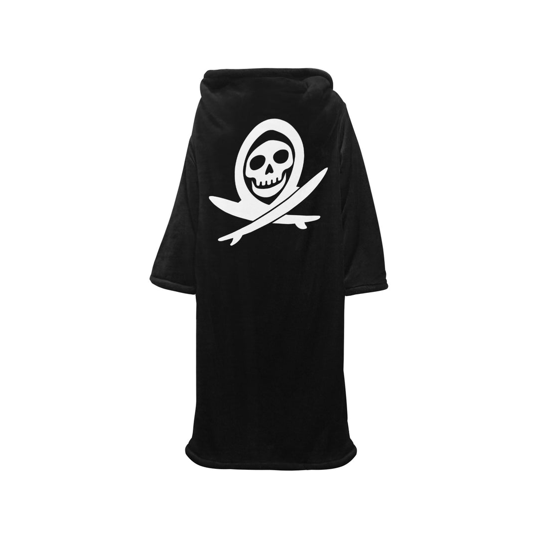 Blanket Robe with Sleeves for Adults