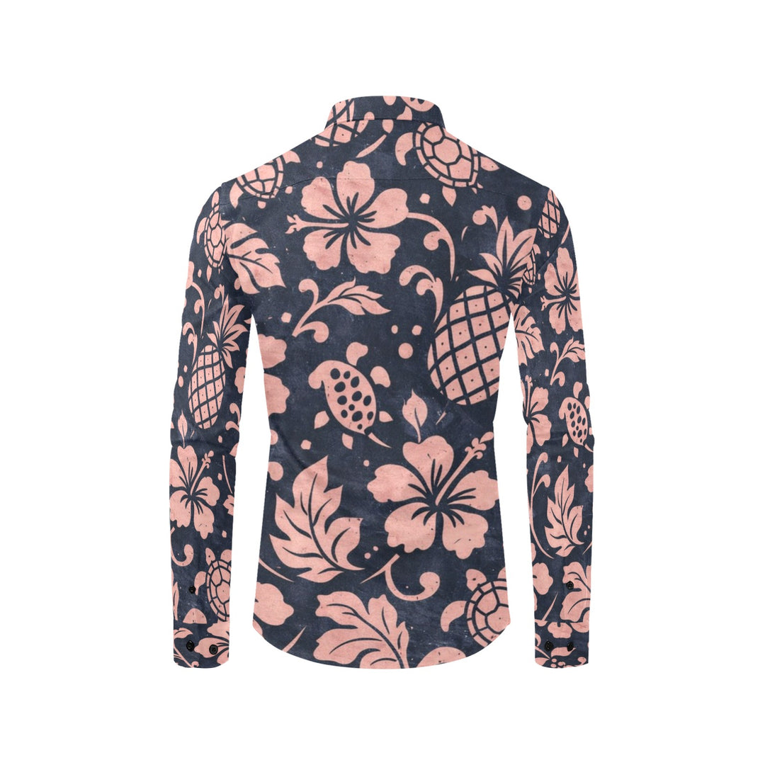Men's All Over Print Long Sleeve Shirt(Without Pocket)(T61)