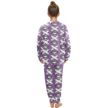 Load image into Gallery viewer, Big Girls&#39; Crew Neck Long Pajama Set
