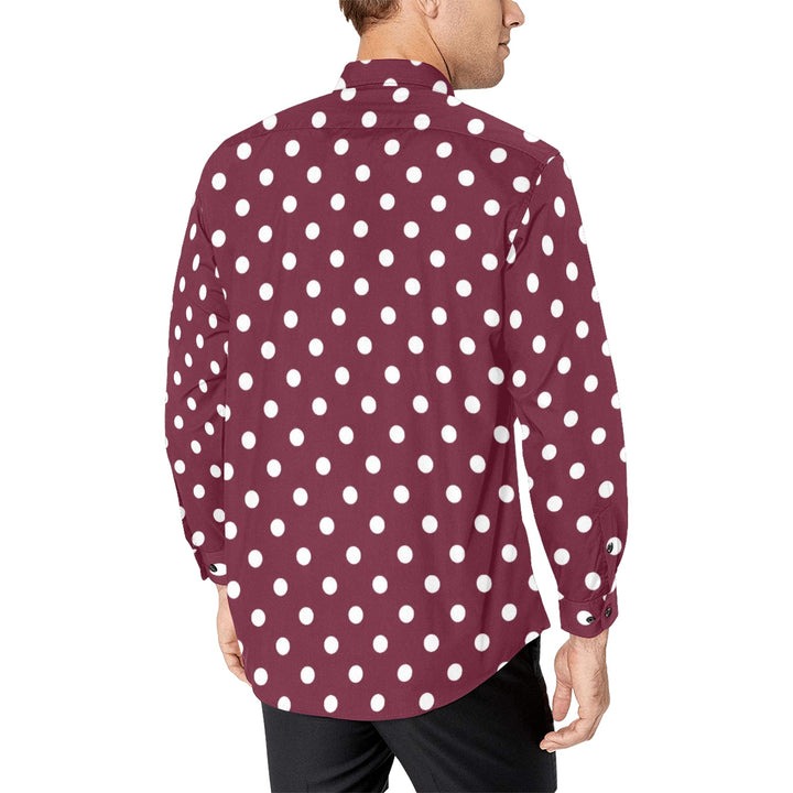 Men's All Over Print Long Sleeve Shirt(Without Pocket)(T61)