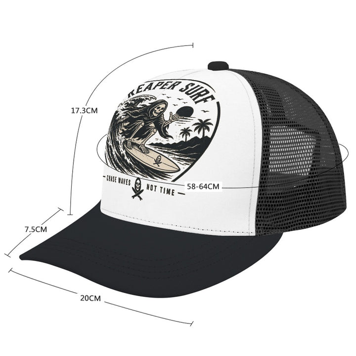 Baseball Cap Bent glue rear hollow (multi-color optional)