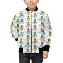 Load image into Gallery viewer, Kids&#39; Bomber Jacket with Pockets
