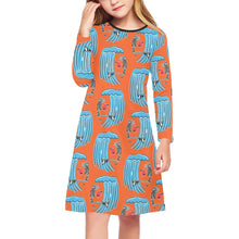 Load image into Gallery viewer, Girls&#39; Long Sleeve Dress
