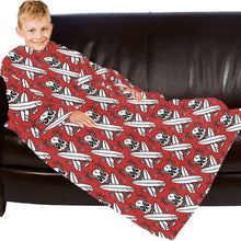 Load image into Gallery viewer, Blanket Robe with Sleeves for Kids
