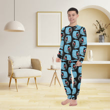 Load image into Gallery viewer, Big Boys&#39; Crew Neck Long Pajama Set
