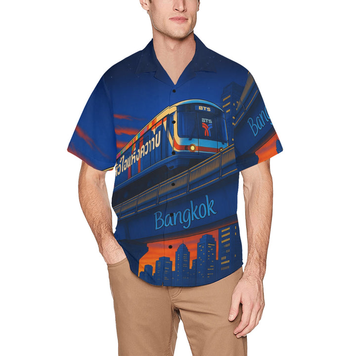 Hawaiian Shirt with Chest Pocket