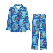 Load image into Gallery viewer, Little Boys&#39; V-Neck Long Pajama Set
