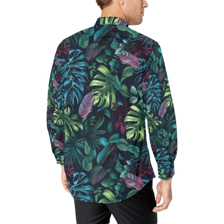 Men's All Over Print Long Sleeve Shirt(Without Pocket)(T61)