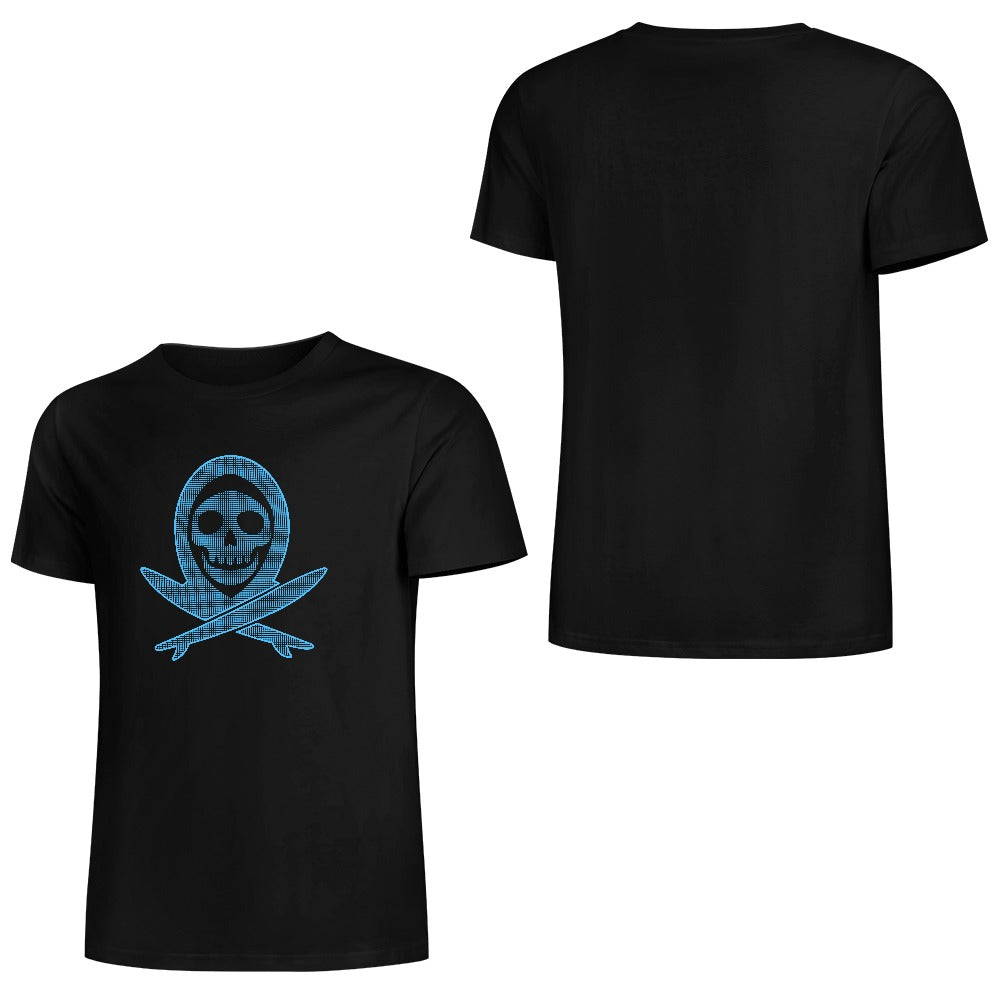 New Pure cotton short sleeved T-shirt Front print Multiple colors