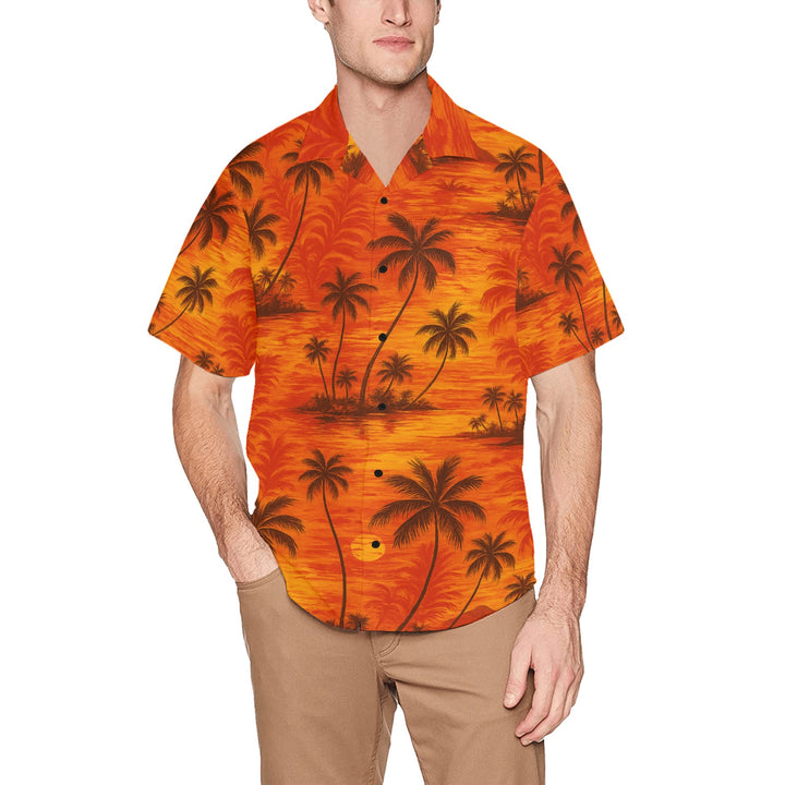 Hawaiian Shirt with Chest Pocket
