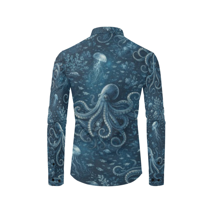 Men's All Over Print Long Sleeve Shirt(Without Pocket)(T61)