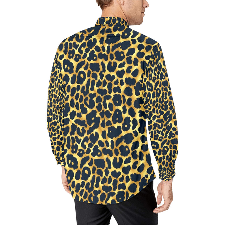 Men's All Over Print Long Sleeve Shirt(Without Pocket)(T61)