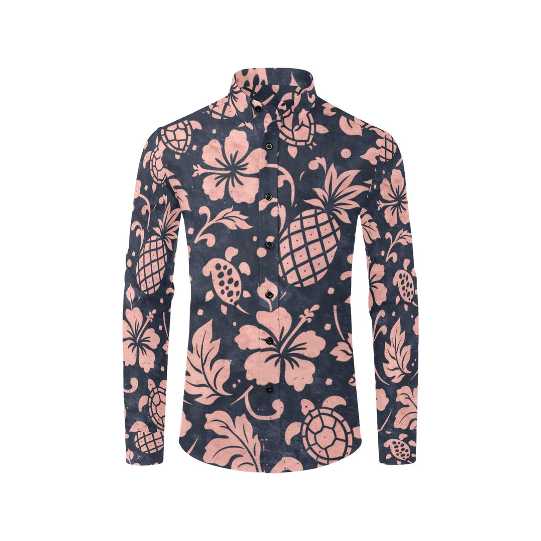 Men's All Over Print Long Sleeve Shirt(Without Pocket)(T61)