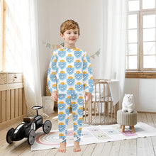 Load image into Gallery viewer, Little Boys&#39; Crew Neck Long Pajama Set
