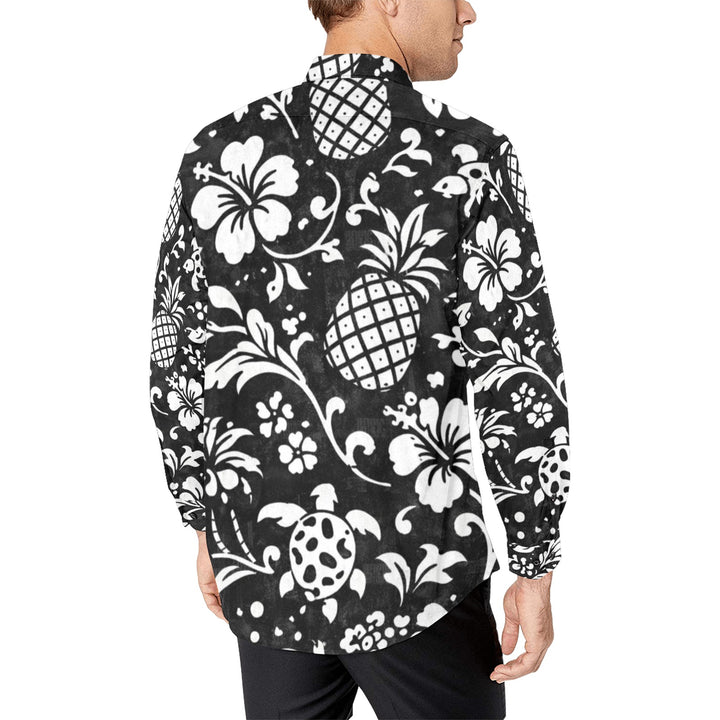 Men's All Over Print Long Sleeve Shirt(Without Pocket)(T61)