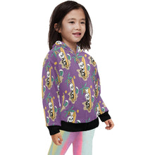 Load image into Gallery viewer, Little Girls&#39; Zip Up Hoodie
