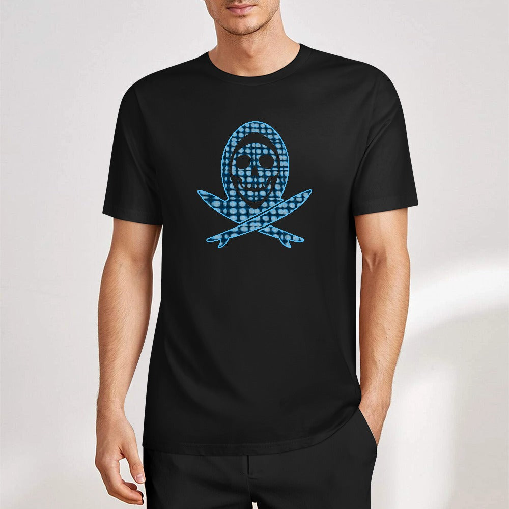 New Pure cotton short sleeved T-shirt Front print Multiple colors